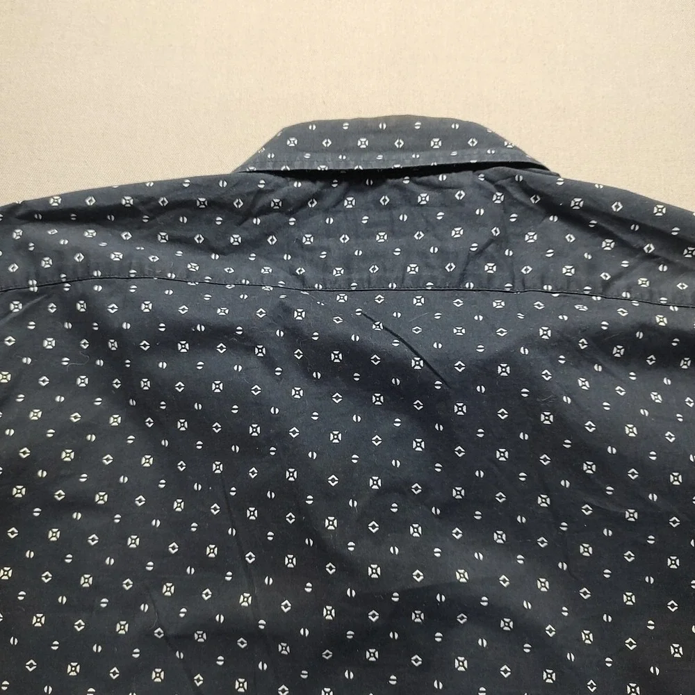 Banana Republic Men's Blue Dress Shirt Size Large Short‎ Sleeve